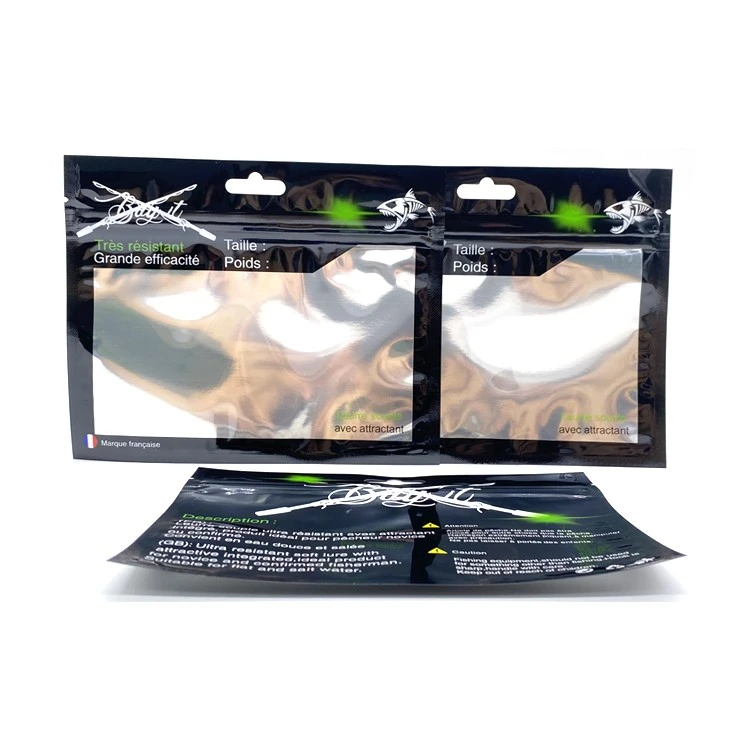info-1-1 Cheap View Window Plastic Fishing Worms Soft Lure Bait Package Zipper Pouch factory