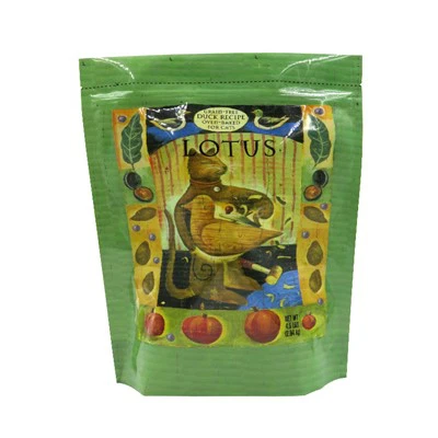 Benutzerdefinierte 2 kg 4,5 lb Haustier Katzen Ente Rezept Tierfutter Doypack Reißverschlusstasche